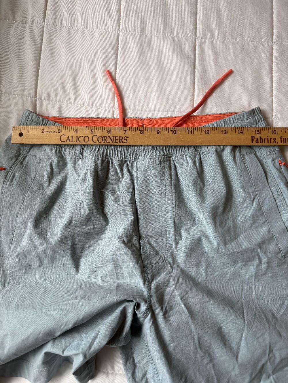 Birddogs Athletic Shorts Teal Sage Built-In Liner Large Men's - Picture 8 of 10